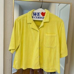 DUVIN yellow shirt for women